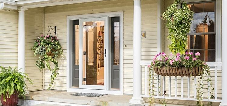 screen door installation in August