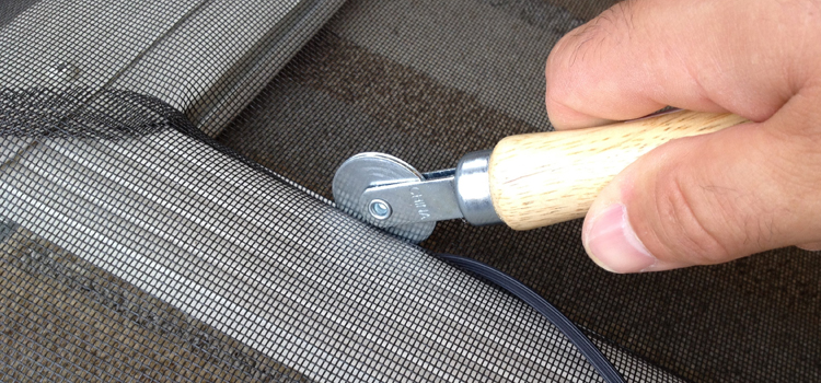 metal screen door repair in August